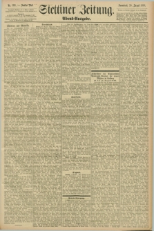 Stettiner Zeitung. 1898, Nr. 388 (20 August) - Abend-Ausgabe