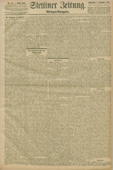 Stettiner Zeitung. 1898, Nr. 411 (3 September) - Morgen-Ausgabe