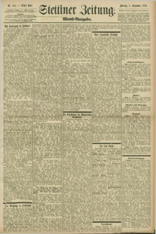 Stettiner Zeitung. 1898, Nr. 414 (5 September) - Abend-Ausgabe