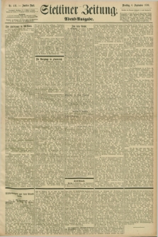 Stettiner Zeitung. 1898, Nr. 416 (6 September) - Abend-Ausgabe