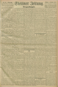 Stettiner Zeitung. 1898, Nr. 427 (13 September) - Morgen-Ausgabe