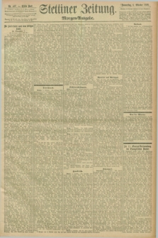 Stettiner Zeitung. 1898, Nr. 467 (6 Oktober) - Morgen-Ausgabe