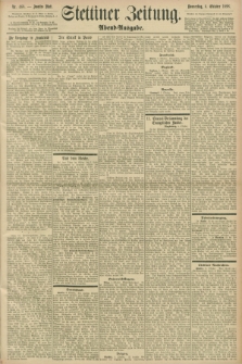Stettiner Zeitung. 1898, Nr. 468 (6 Oktober) - Abend-Ausgabe