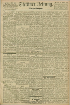 Stettiner Zeitung. 1898, Nr. 479 (13 Oktober) - Morgen-Ausgabe