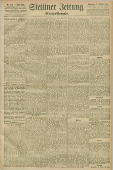 Stettiner Zeitung. 1898, Nr. 483 (15 Oktober) - Morgen-Ausgabe