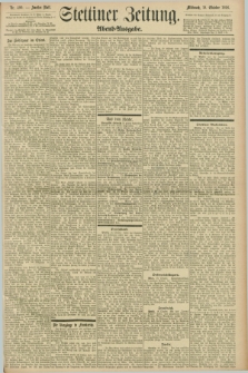 Stettiner Zeitung. 1898, Nr. 490 (19 Oktober) - Abend-Ausgabe
