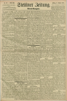 Stettiner Zeitung. 1898, Nr. 498 (24 Oktober) - Abend-Ausgabe