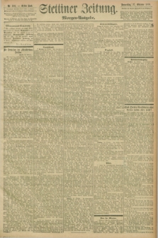 Stettiner Zeitung. 1898, Nr. 503 (27 Oktober) - Morgen-Ausgabe