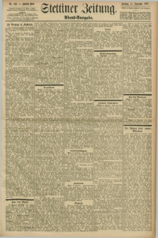 Stettiner Zeitung. 1898, Nr. 536 (15 November) - Abend-Ausgabe