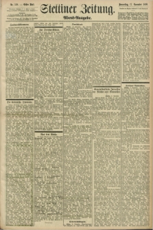 Stettiner Zeitung. 1898, Nr. 538 (17 November) - Abend-Ausgabe