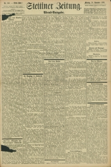 Stettiner Zeitung. 1898, Nr. 556 (28 November) - Abend-Ausgabe