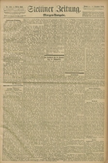 Stettiner Zeitung. 1898, Nr. 585 (15 Dezember) - Morgen-Ausgabe