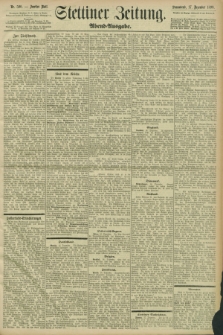 Stettiner Zeitung. 1898, Nr. 590 (17 Dezember) - Abend-Ausgabe