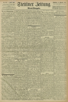Stettiner Zeitung. 1898, Nr. 602 (24 Dezember) - Abend-Ausgabe