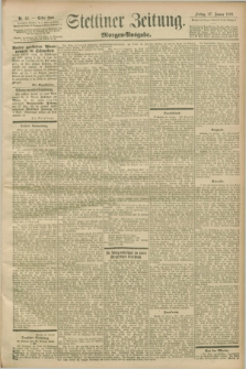 Stettiner Zeitung. 1899, Nr. 45 (27 Januar) - Morgen-Ausgabe