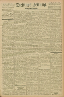 Stettiner Zeitung. 1899, Nr. 91 (23 Februar) - Morgen-Ausgabe