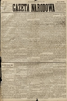 Gazeta Narodowa. 1879, nr 44