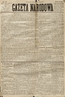 Gazeta Narodowa. 1879, nr 45