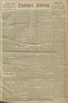 Stettiner Zeitung. 1899, Nr. 240 (15 Juli)