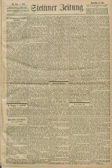Stettiner Zeitung. 1899, Nr. 244 (20 Juli)