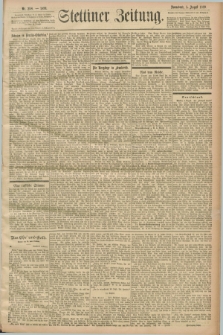 Stettiner Zeitung. 1899, Nr. 258 (5 August)