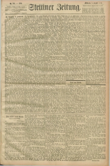 Stettiner Zeitung. 1899, Nr. 261 (9 August)