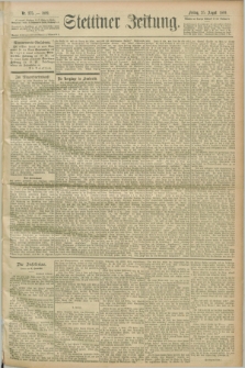 Stettiner Zeitung. 1899, Nr. 275 (25 August)