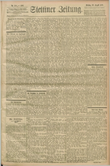 Stettiner Zeitung. 1899, Nr. 278 (29 August)