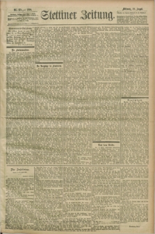 Stettiner Zeitung. 1899, Nr. 279 (30 August)
