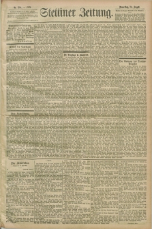 Stettiner Zeitung. 1899, Nr. 280 (31 August)