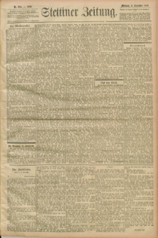 Stettiner Zeitung. 1899, Nr. 285 (6 September)