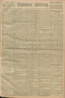 Stettiner Zeitung. 1899, Nr. 292 (14 September)
