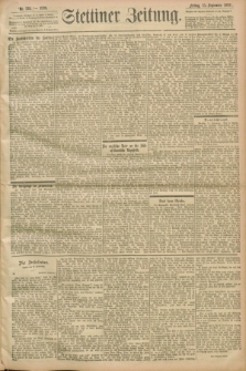Stettiner Zeitung. 1899, Nr. 293 (15 September)