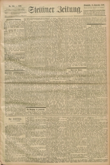 Stettiner Zeitung. 1899, Nr. 294 (16 September)