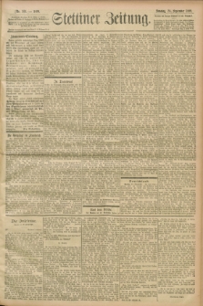 Stettiner Zeitung. 1899, Nr. 301 (24 September)