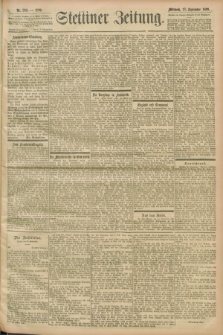 Stettiner Zeitung. 1899, Nr. 303 (27 September)