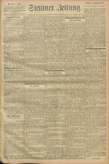 Stettiner Zeitung. 1899, Nr. 305 (29 September)