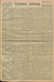 Stettiner Zeitung. 1899, Nr. 307 (1 Oktober)