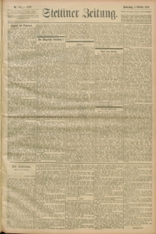 Stettiner Zeitung. 1899, Nr. 310 (5. Oktober)