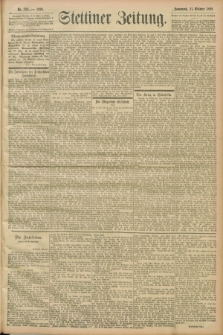Stettiner Zeitung. 1899, Nr. 324 (21 Oktober)
