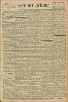 Stettiner Zeitung. 1899, Nr. 328 (26 Oktober)