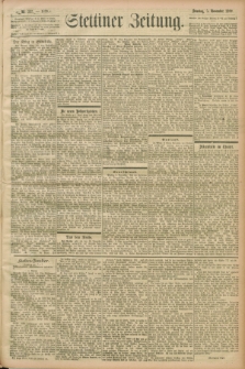 Stettiner Zeitung. 1899, Nr. 337 (5 November)