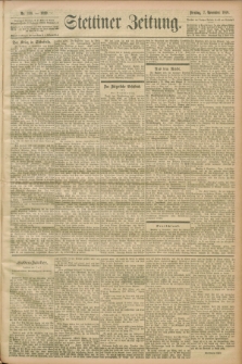 Stettiner Zeitung. 1899, Nr. 338 (7 November)