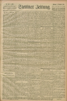 Stettiner Zeitung. 1899, Nr. 339 (8 November)