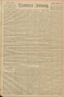 Stettiner Zeitung. 1899, Nr. 341 (10 November)