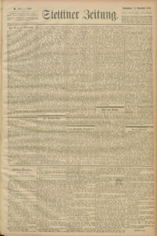 Stettiner Zeitung. 1899, Nr. 342 (11 November)