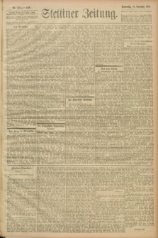 Stettiner Zeitung. 1899, Nr. 346 (16 November)