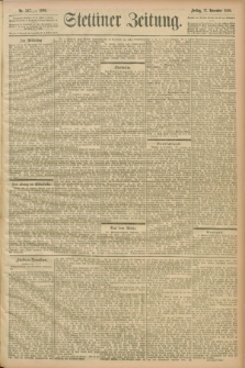 Stettiner Zeitung. 1899, Nr. 347 (17 November)
