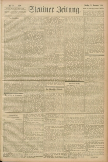Stettiner Zeitung. 1899, Nr. 350 (21 November)