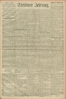Stettiner Zeitung. 1899, Nr. 351 (22 November)